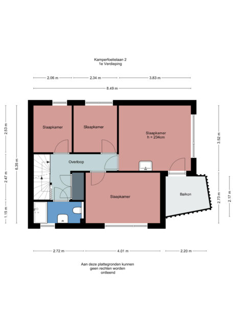 Plattegrond: Kamperfoelielaan 2, Wageningen