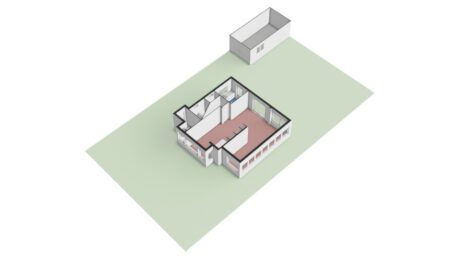 Plattegrond: Englaan 16, Wageningen