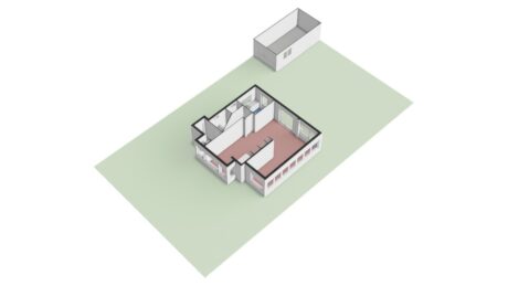 Plattegrond: Englaan 16, Wageningen