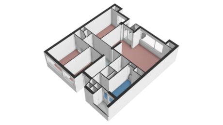 Plattegrond: Van ’t Hoffstraat 15I, Wageningen
