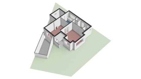 Plattegrond: August Faliseweg 1, Wageningen