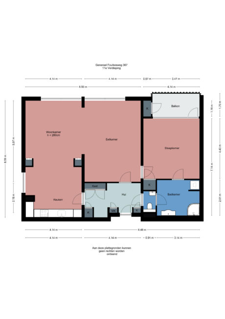 Plattegrond: Generaal Foulkesweg 367, Wageningen