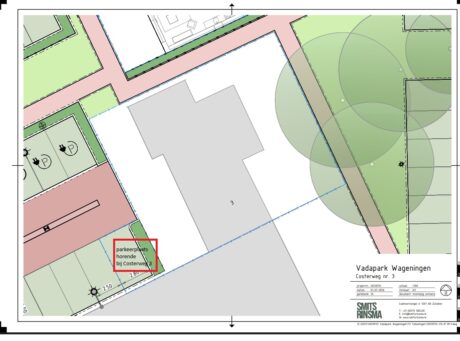 Plattegrond: Costerweg 3, Wageningen