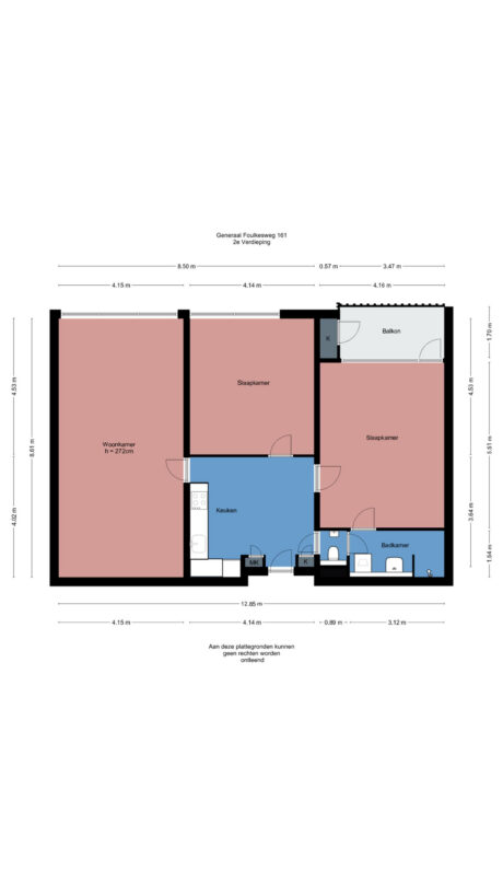 Plattegrond: Generaal Foulkesweg 161, Wageningen