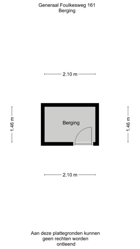 Plattegrond: Generaal Foulkesweg 161, Wageningen