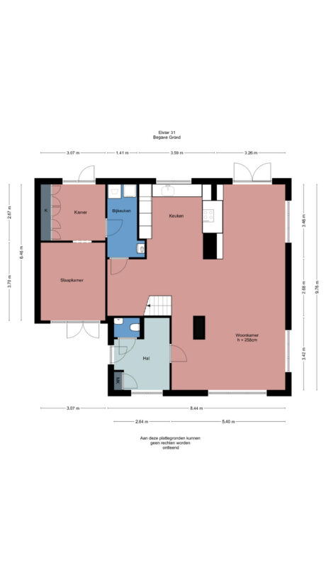 Plattegrond: Elstar 31, Wageningen