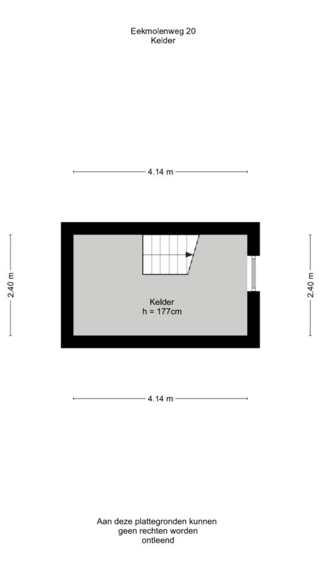 Plattegrond: Eekmolenweg 20, Wageningen