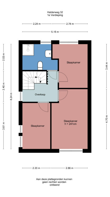 Plattegrond: Halderweg 32, Bennekom