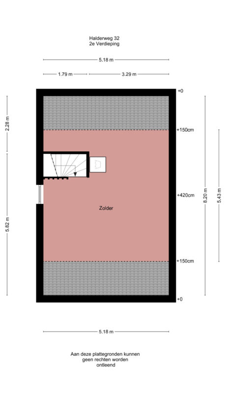 Plattegrond: Halderweg 32, Bennekom