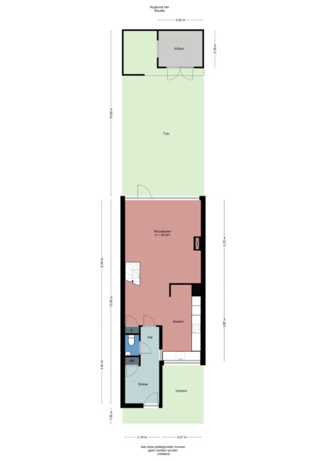 Plattegrond: Roghorst 146, Wageningen
