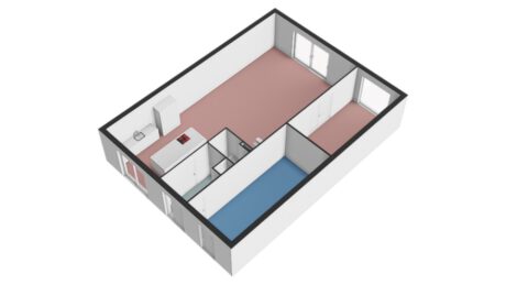 Plattegrond: Krijthehof 42, Wageningen