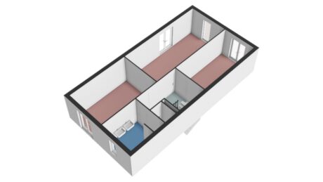 Plattegrond: Krijthehof 42, Wageningen
