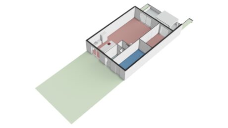 Plattegrond: Krijthehof 42, Wageningen
