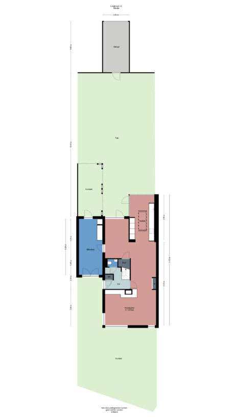 Plattegrond: Langhoven 32, Bennekom