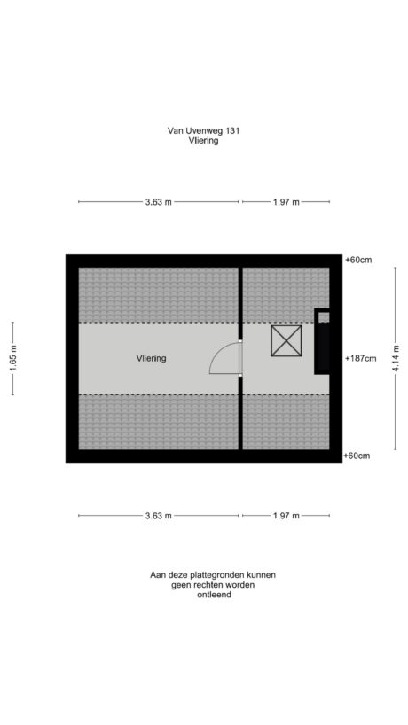 Plattegrond: Van Uvenweg 131, Wageningen