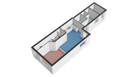 Plattegrond: Veerstraat 95, Wageningen