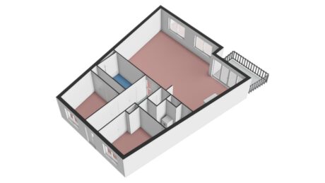 Plattegrond: De Arc 49, Wageningen