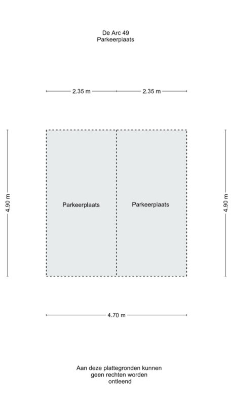 Plattegrond: De Arc 49, Wageningen