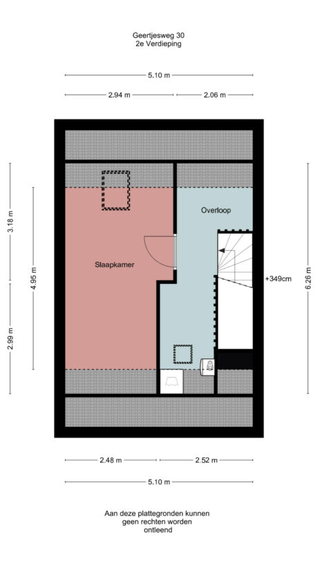Plattegrond: Geertjesweg 30, Wageningen
