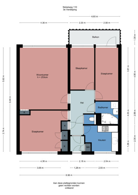 Plattegrond: Nobelweg 110, Wageningen