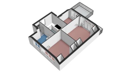 Plattegrond: Burgemeester Prinslaan 14, Ede