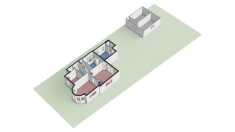 Plattegrond: Burgemeester Prinslaan 14, Ede