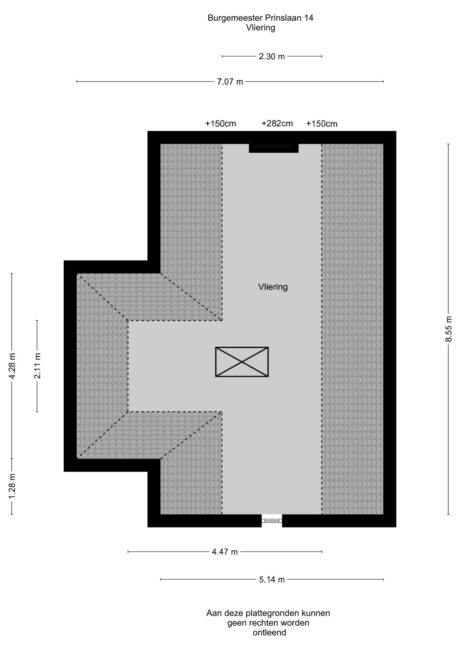 Plattegrond: Burgemeester Prinslaan 14, Ede