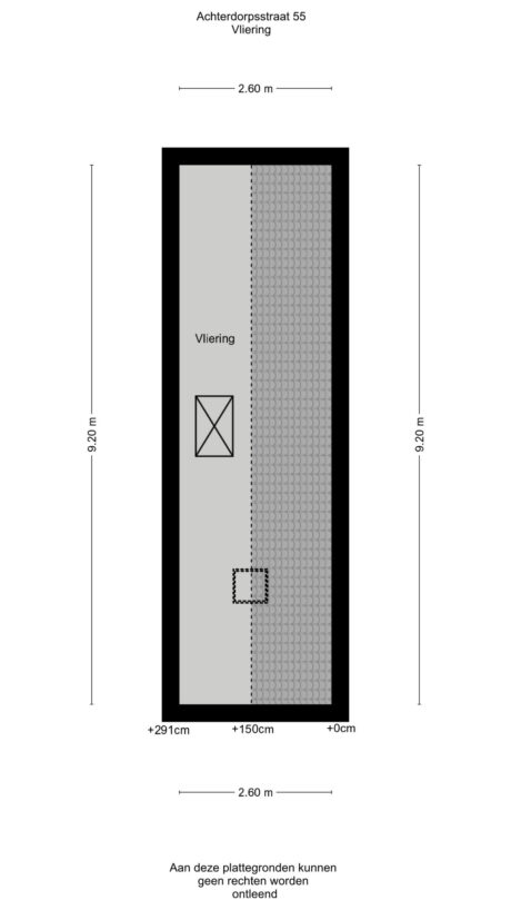 Plattegrond: Achterdorpsstraat 55, Renkum