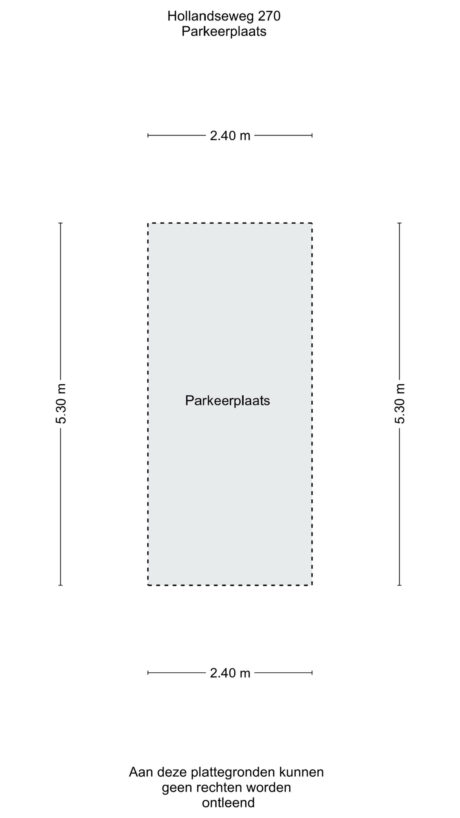 Plattegrond: Hollandseweg 270, Wageningen