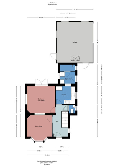 Plattegrond: Nude 37, Wageningen