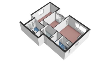 Plattegrond: Dijkstraat 6III, Wageningen