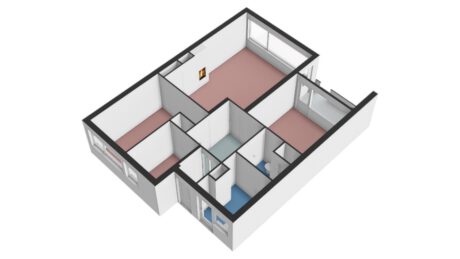 Plattegrond: Van der Waalsstraat 36, Wageningen