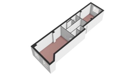 Plattegrond: Herenstraat 45C, Wageningen