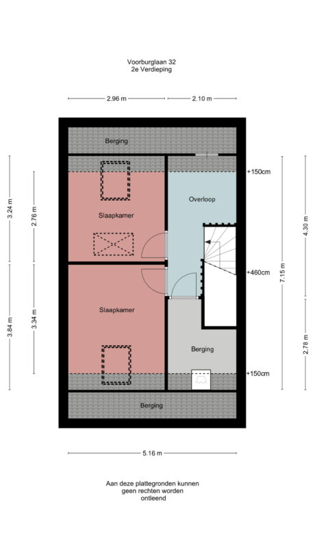 Plattegrond: Voorburglaan 44, Wageningen