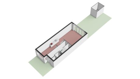 Plattegrond: Voorburglaan 44, Wageningen