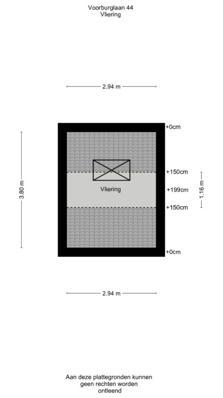 Plattegrond: Voorburglaan 44, Wageningen