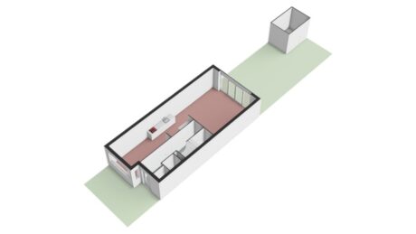 Plattegrond: Voorburglaan 44, Wageningen