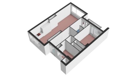 Plattegrond: Zeemanstraat 2I, Wageningen