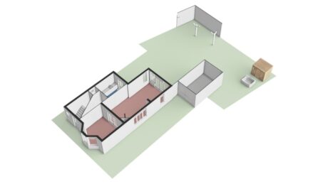 Plattegrond: Brinkstraat 36, Bennekom