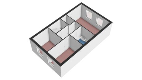 Plattegrond: Van Arnhemhof 6, Wageningen