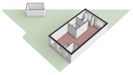 Plattegrond: Uiverweide 12, Wageningen