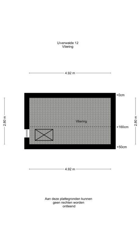 Plattegrond: Uiverweide 12, Wageningen