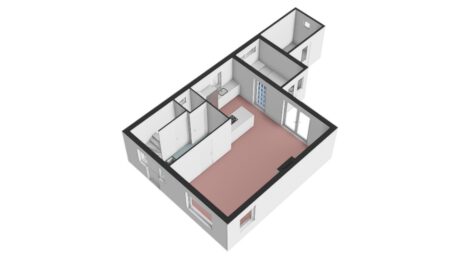Plattegrond: Kerkstraat 21, Renkum