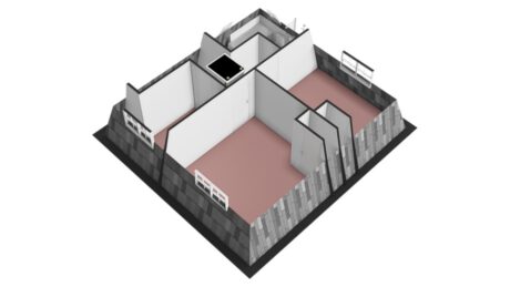 Plattegrond: Kerkstraat 21, Renkum