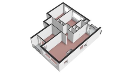 Plattegrond: Bernhardstraat 27, Wageningen