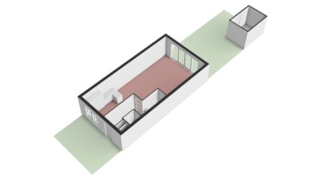 Plattegrond: Prof. Slicher van Bathlaan 8, Wageningen
