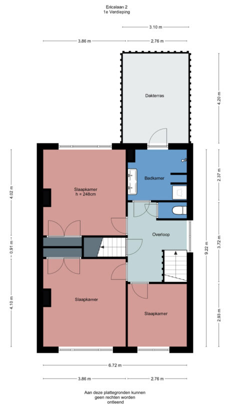 Plattegrond: Ericalaan 2, Wageningen