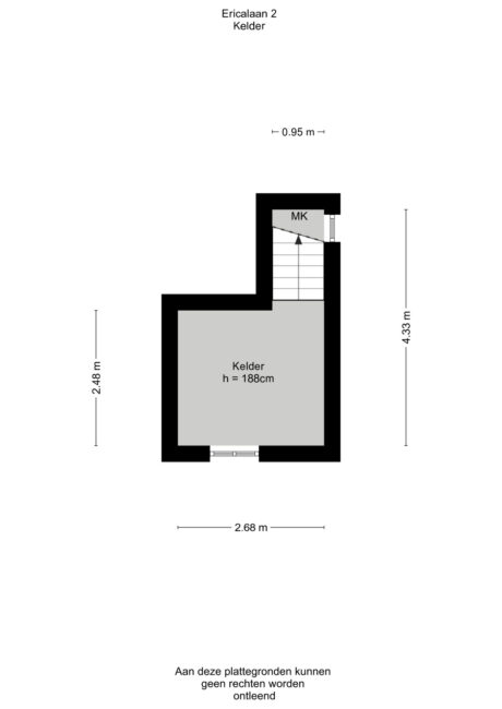 Plattegrond: Ericalaan 2, Wageningen