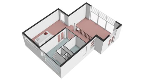 Plattegrond: Pad van Witte Veder 13, Wageningen