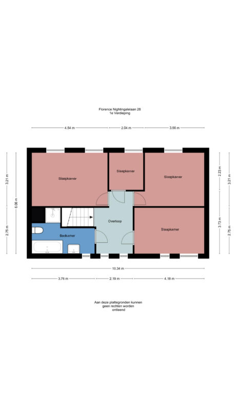 Plattegrond: Florence Nightingalelaan 28, Bennekom